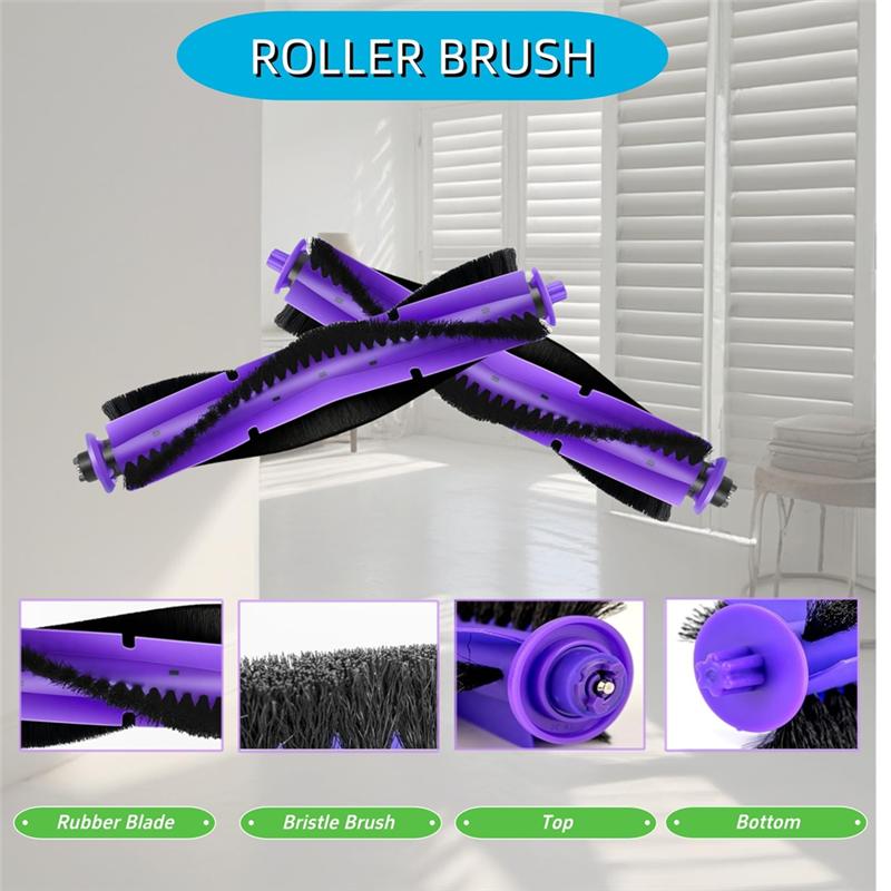 

A65T-For Narwal Freo Robot Vacuum Replacement Kit- Roller Brush, HEPA Filter, Side Brushes, Durable Accessories
