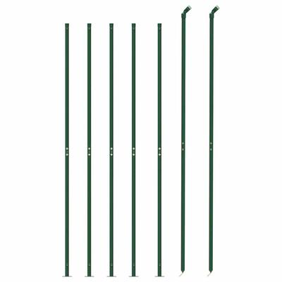 Galvanized Wire Mesh Fence with Ground Flange Green 1.4 X 10 M