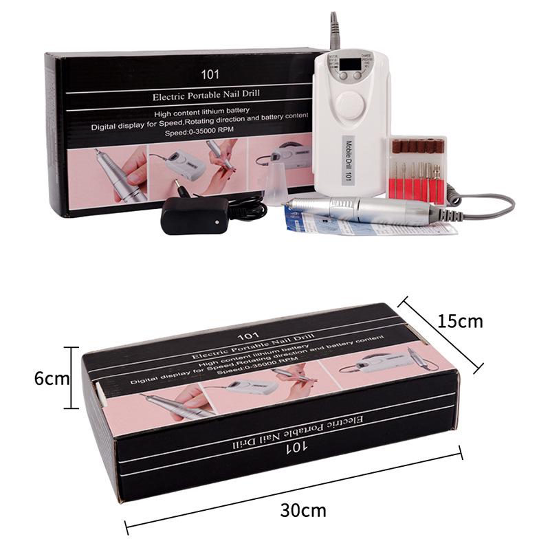 Rechargeable 30,000 RPM Professional Nail Drill for Gel Polish Removal