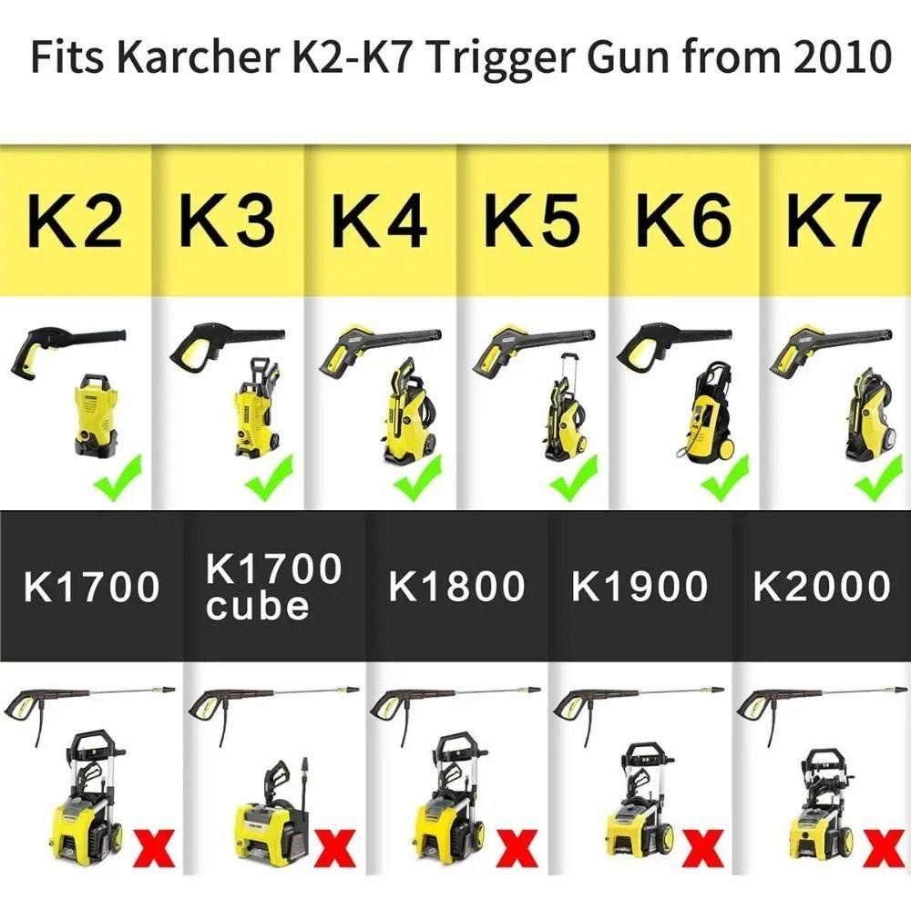 1 Set Anti-Verwicklungs-Hochdruckreiniger-Schnellkupplung für Karcher K2 K3 K4 K5 K6 K7 Waschlanze