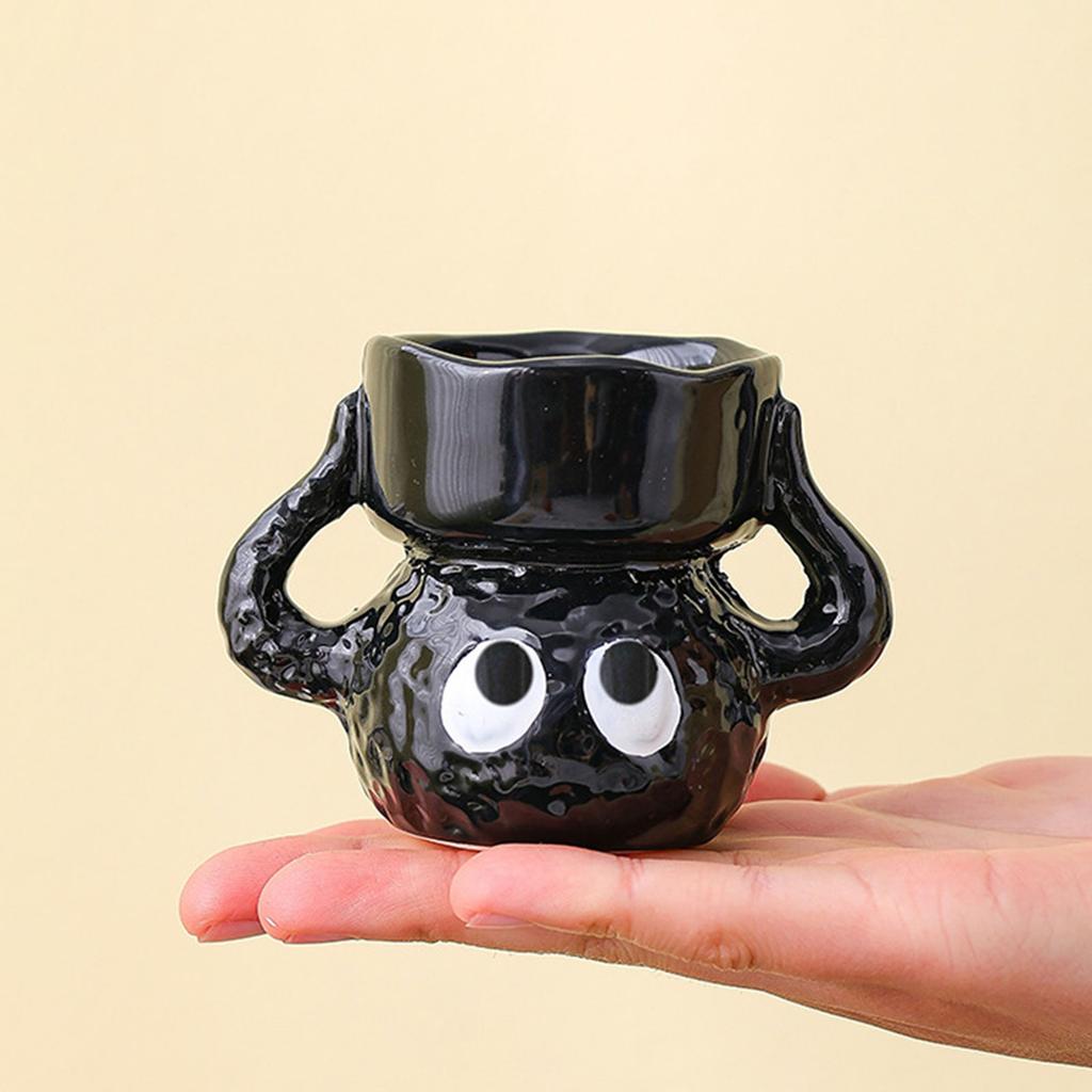 Modern Cartoon Briquette Ceramics Candle Holder Scented Aromatherapies Tealight Stand Candlestick for Bedroom Decoration