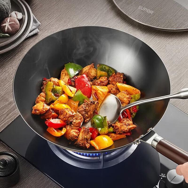 SUPOR Fine Iron Stir-fry Wok