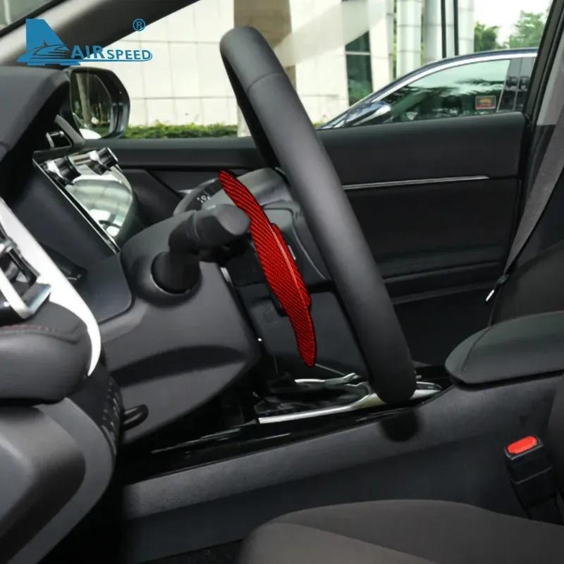 Steering Wheel Paddle Shift Decoration Extension Cover Hard Dry Carbon Fiber For Toyota Camry Corolla 2018- Interior Trim