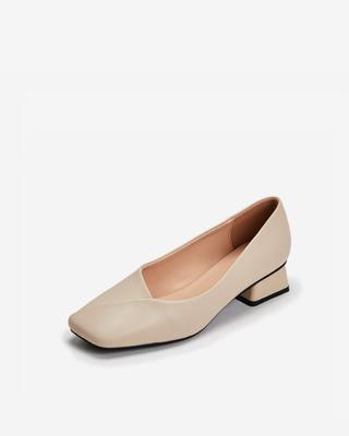 Simplet By Esquire Women Chloe Square Pumps Ivory
