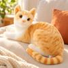 3D Simulation Cat Soft Doll Realistic Lying for Kids, Bedroom, Reading Corner,