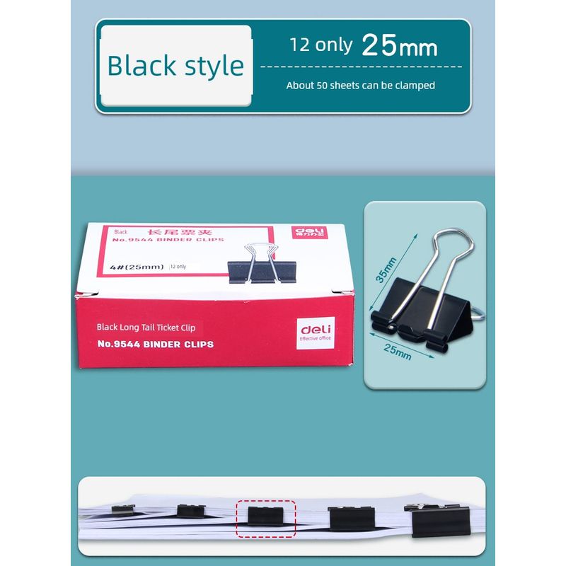 Tail Clip Stationery Metal Strong Multicolor, Large Journal Book Bill Book Fixed Tail Clamp Good-looking Ticket Tail Fishtail Phoenix Tail Iron Clamp