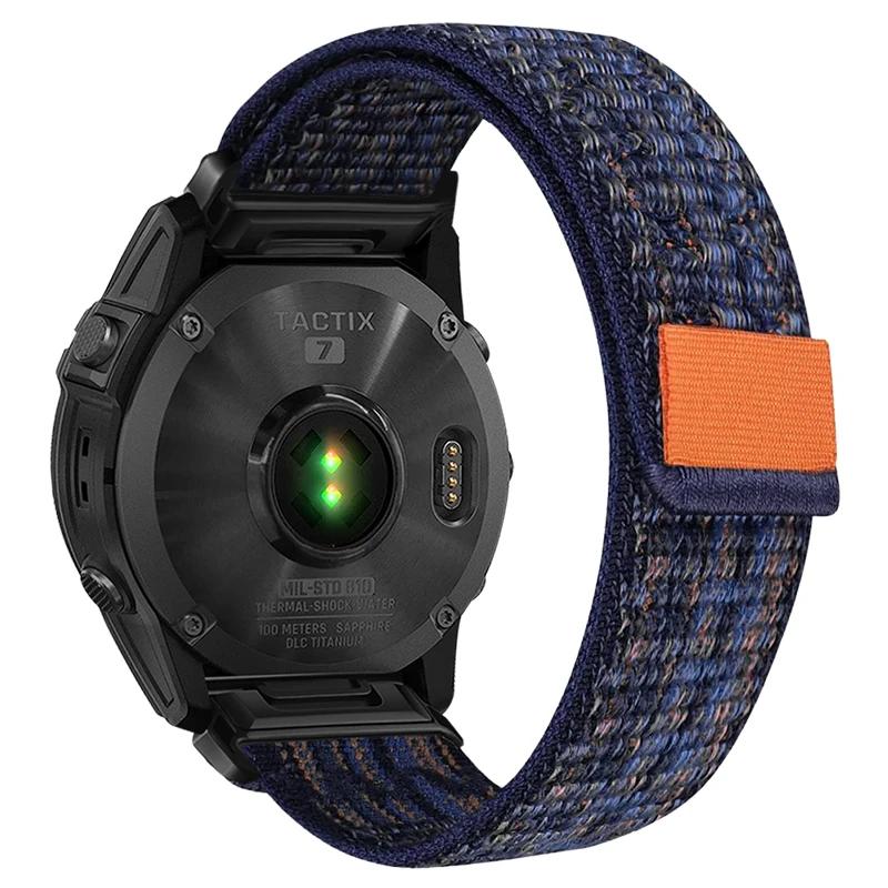 For 22 26mm QuickFit Strap for Garmin Tactix 7 Pro Enduro Fenix 7X 7 Pro 6X 6 Pro 5 5X Plus Epix Gen 2 935 Bracelet Nylon Watchband