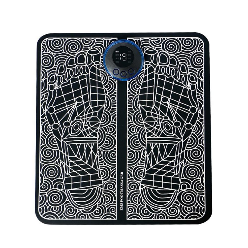 Intelligent Foot Massage Pad 8 Modes 19 Levels of Multifunctional Foot Massage Fatigue Relief Massage Instrument USB Charging