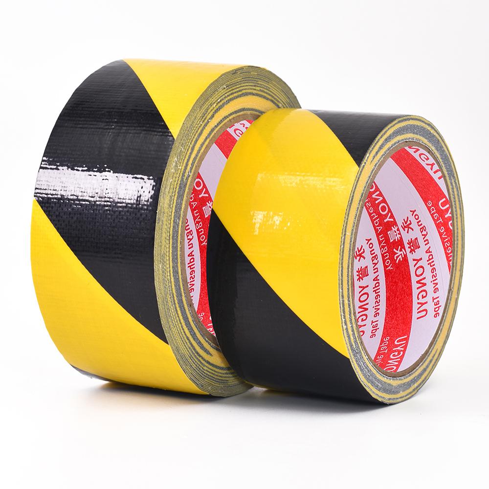 Black and yellow hazard safety warning stripe barrier tape suitable for marking floors walls pipes and equipmentPinstriping Tape 3