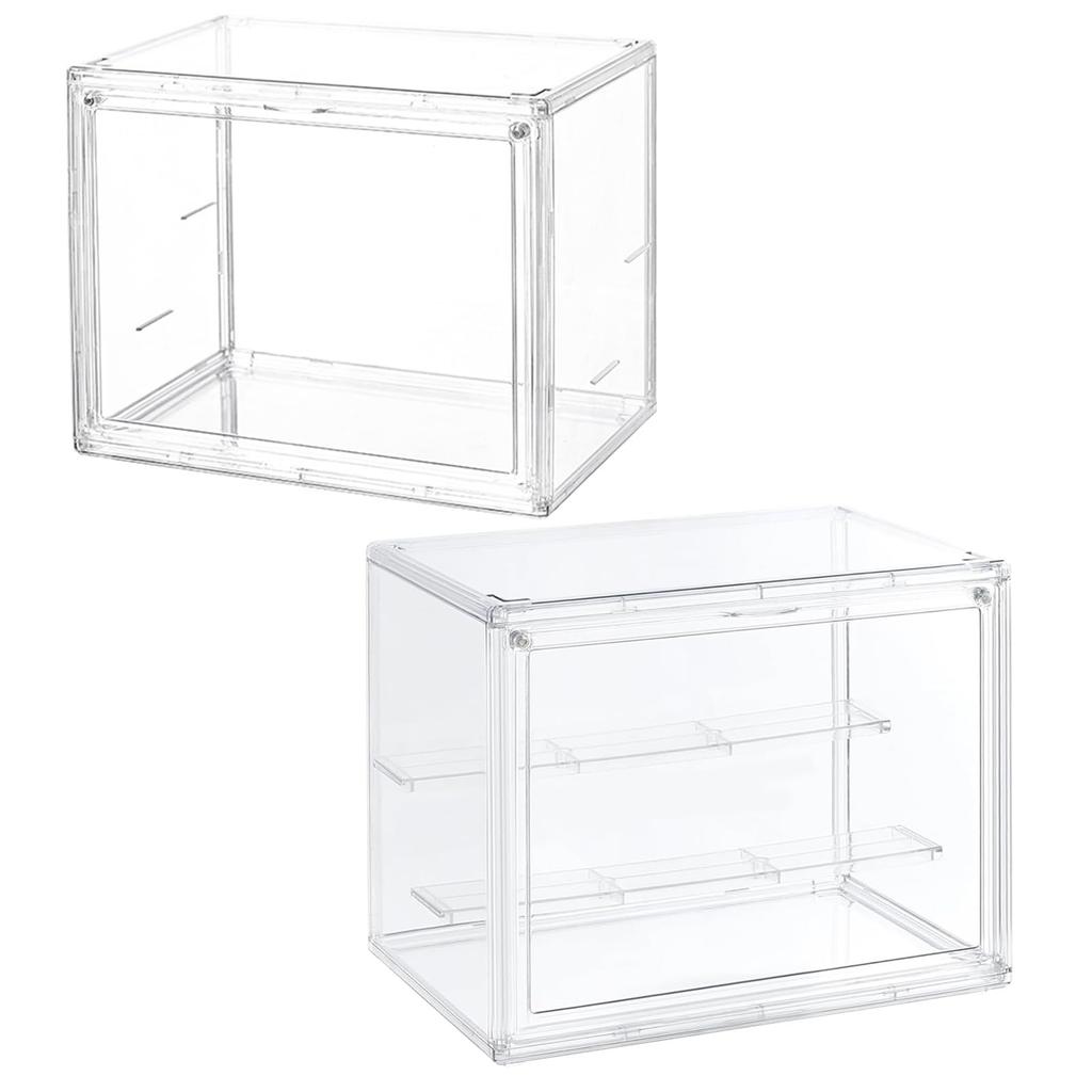 Sylphiel Figure Display Transparent Acrylic Storage Magnetic Assembly Required X 18 X 22 Cm Case, Case, Stain-Resistant, Closure, Stackable, (27 (with