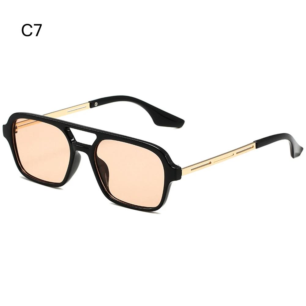 Big Metal Frame Oversized Square Sunglasses for Women & Men Gradient Sunglasses Classic Driving Shades Eyewear UV400 Sun Glasses