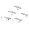 5Pcs 20g Vib Fishing Bait Metal Vib Hard Fishing Lure Artificial Hard Lures Fake Bait Silver
