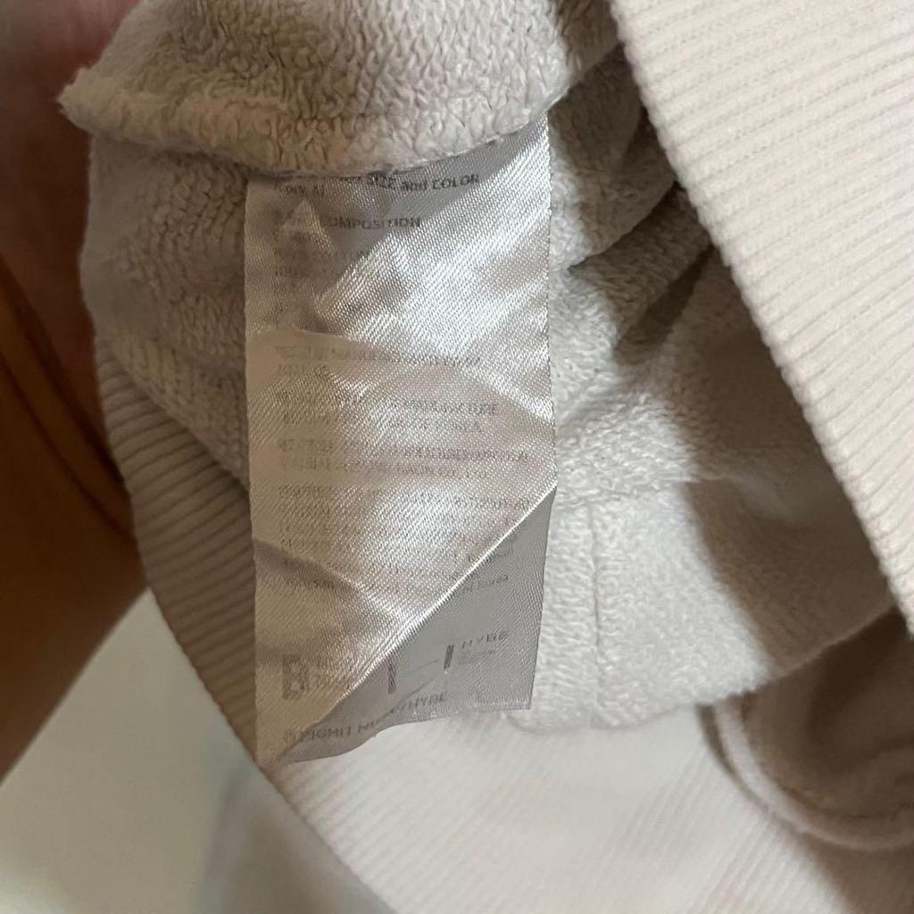 [USED] BTS Artist Hoodie 2010M White Hoodie with Purple Logo