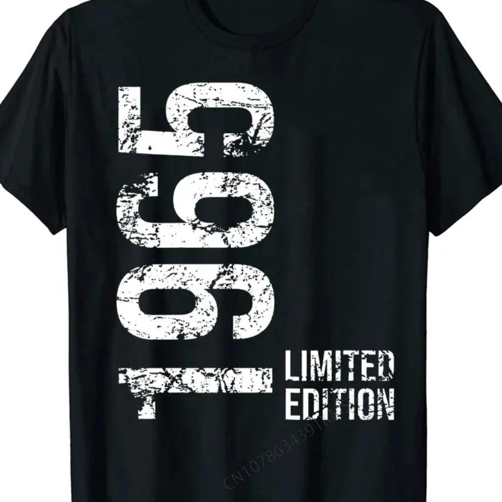 Fantastisches Vintage Baumwoll-T-Shirt für Herren 1965 Grafik Streetwear Kurzarm Geburtstagsgeschenke Sommer