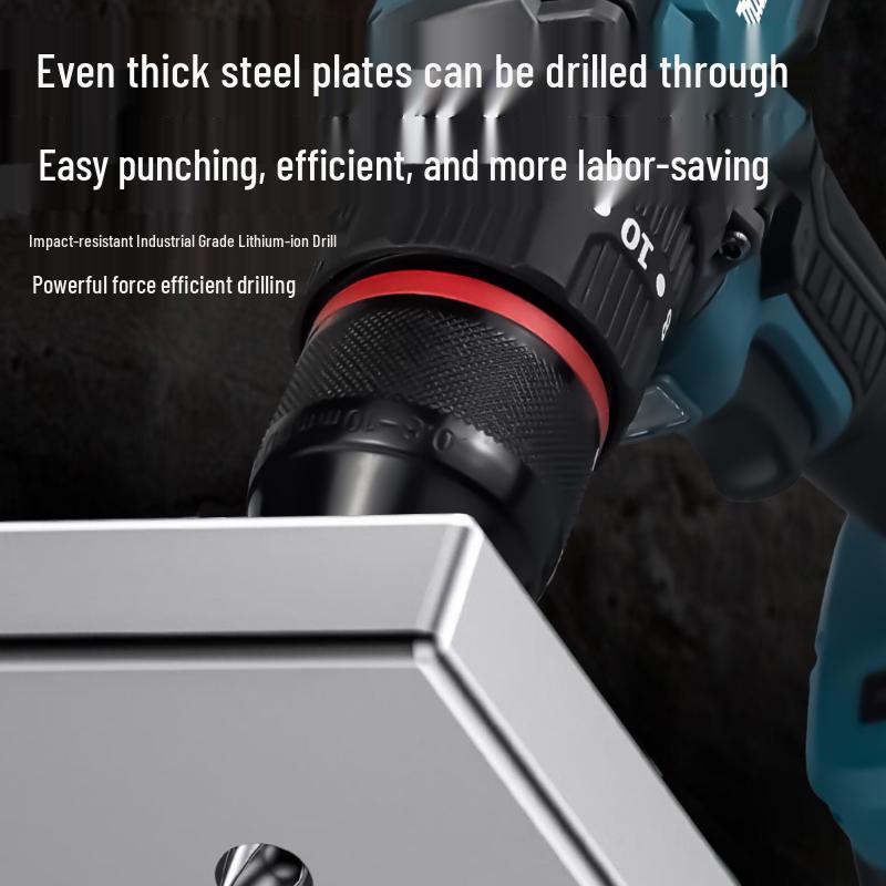 Makita-Style Brushless Hand Drill & Electric Hammer with Rechargeable Lithium Battery