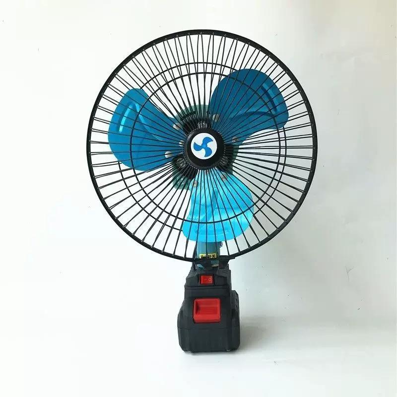 Lithium Battery Fan Rechargeable Small Mini Fan Student Dormitory Plug-In-Free Fan Outdoor Strong Wind Electric Fan