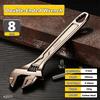 Xiaomi Adjustable Wrench Large Openin Long Handle Universal Spanner  Multi-functional Wrench Carbon Steel Workshop Hand Car Repair Tool