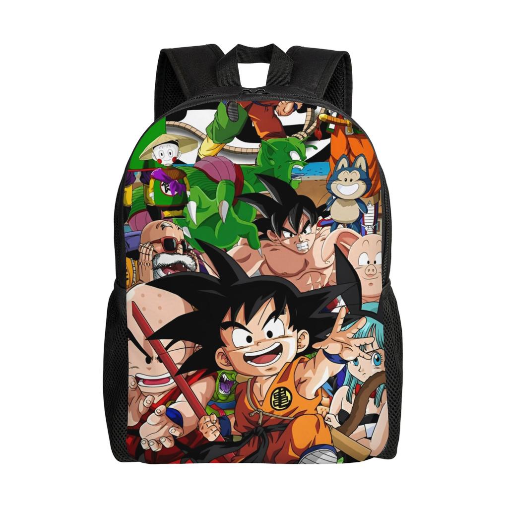 Dragon Ball Backpack for Men Women Cool Student Work Daypack  Laptop Computer Canvas Bags Outdoor