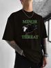 Minor Threat T-shirt s potiskem ovčího vzoru Punk Rock Styl Kulatý výstřih Ležérní Krátký rukáv Pánské tričko Léto
