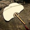 Hand Ginkgo Round Fan Paper DIY Folding Fan Bamboo Wedding Painting Diyfans Party Decoration Art Craft Chinese Dance Fan