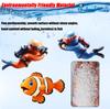 2pcs Cute Floating Diver Ornament Adjustable Position Fish Playmate For Aquarium Fish Tank Swimming Pool
