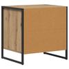 Nightstand Set of 2 Rustic Oak Design 50 x 39.5 x 50 cm