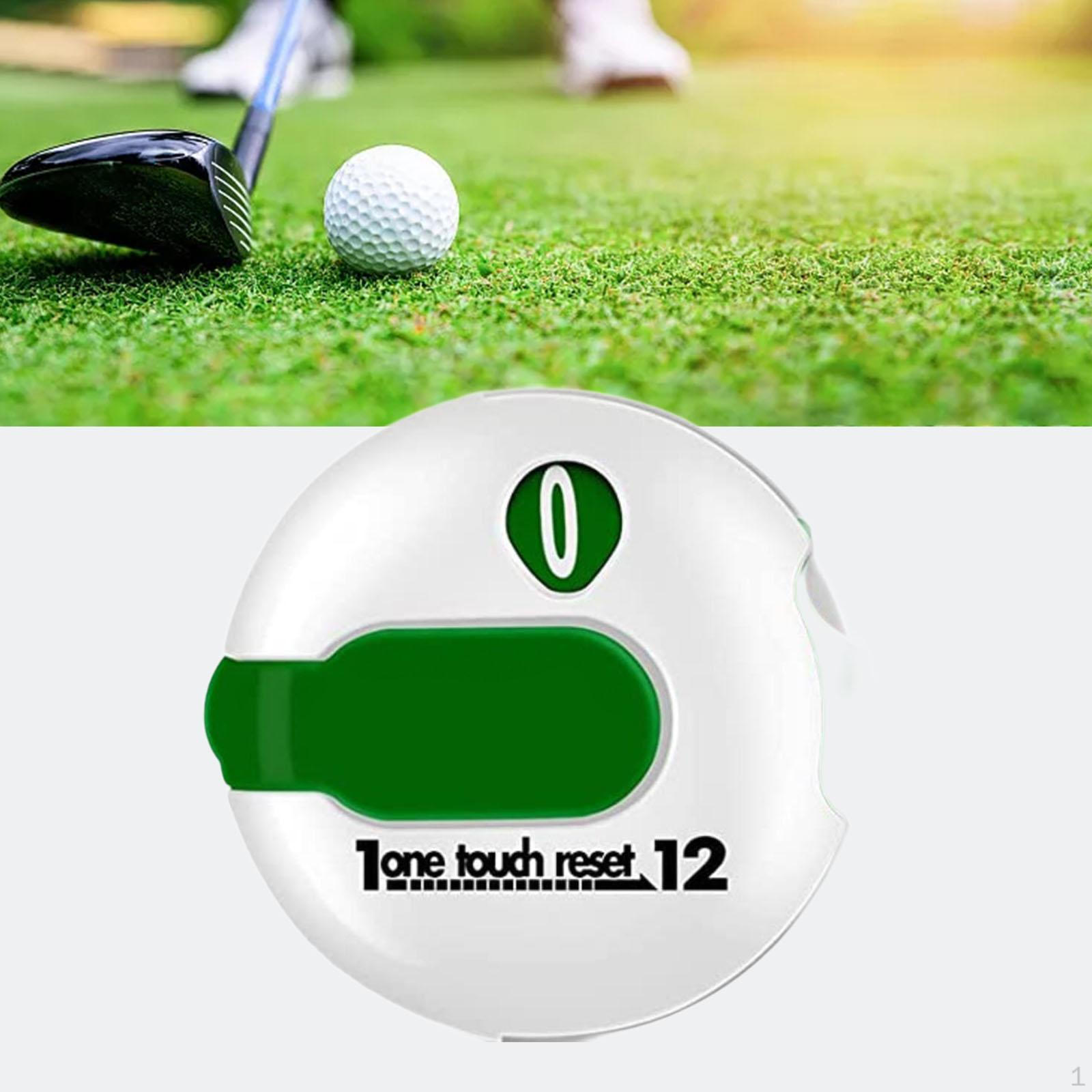 

Счетчик очков для гольфа Keeper Round, Портативный индикатор Handy Scorer Stroke White green