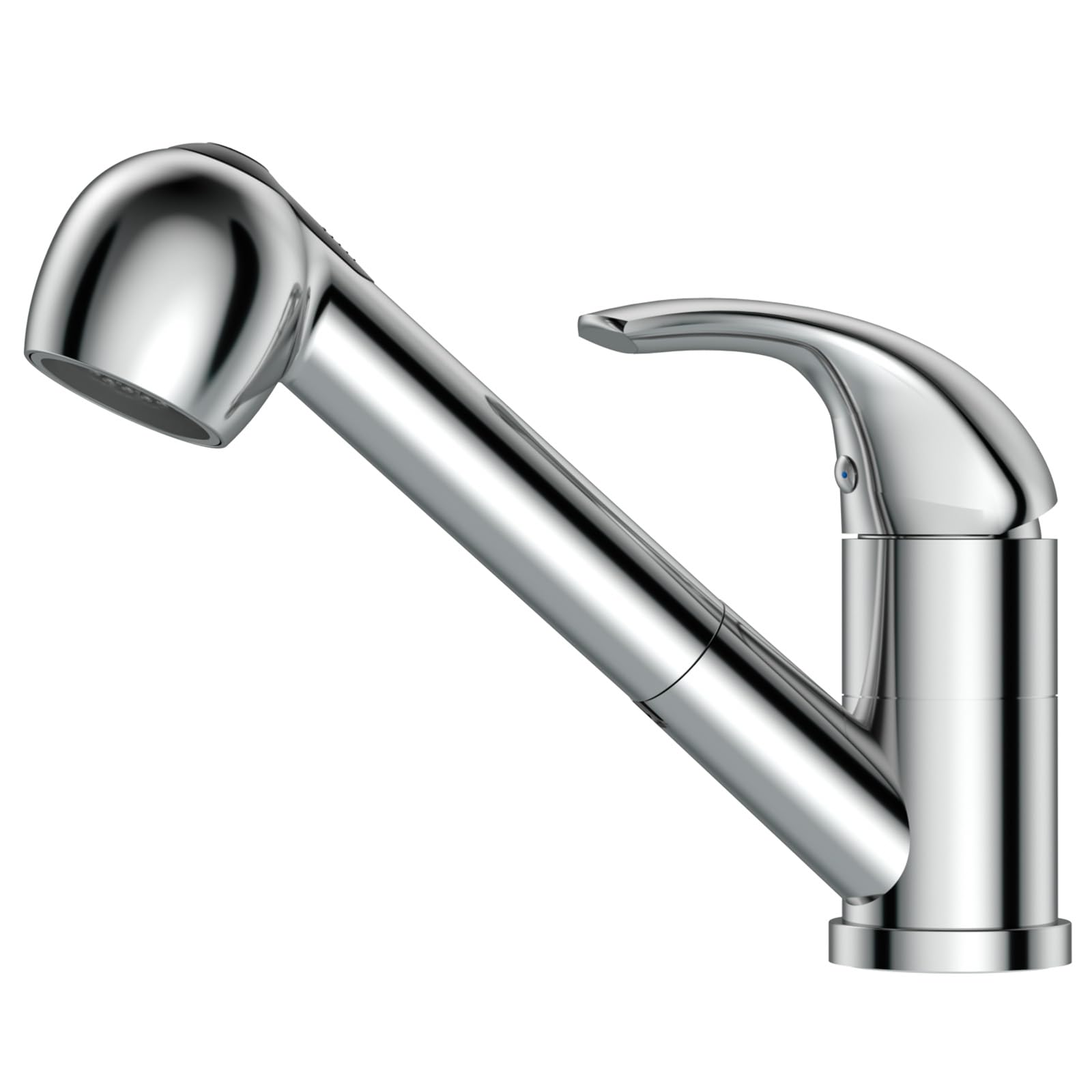 

APPASO Kitchen Brass Mixer Rotating Tap with Aerated Water Discharge Faucet, Tap, Lead-Free, 360-Degree Single-Hole