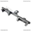Dual-Machine Horizontal Metal Clip Tripod Adapter for DSLR Cameras