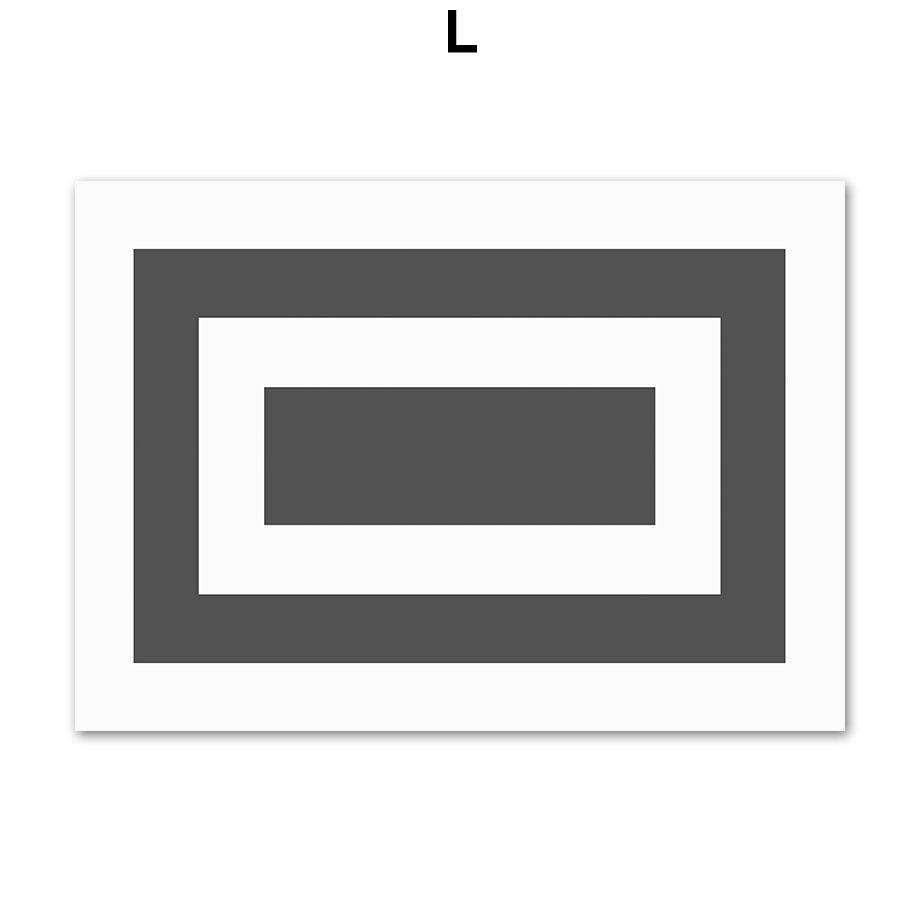 Black White Striped Girl Geometric Lines Curve Posters And Prints Wall Art Canvas Painting For Living Room Decorative Pictures