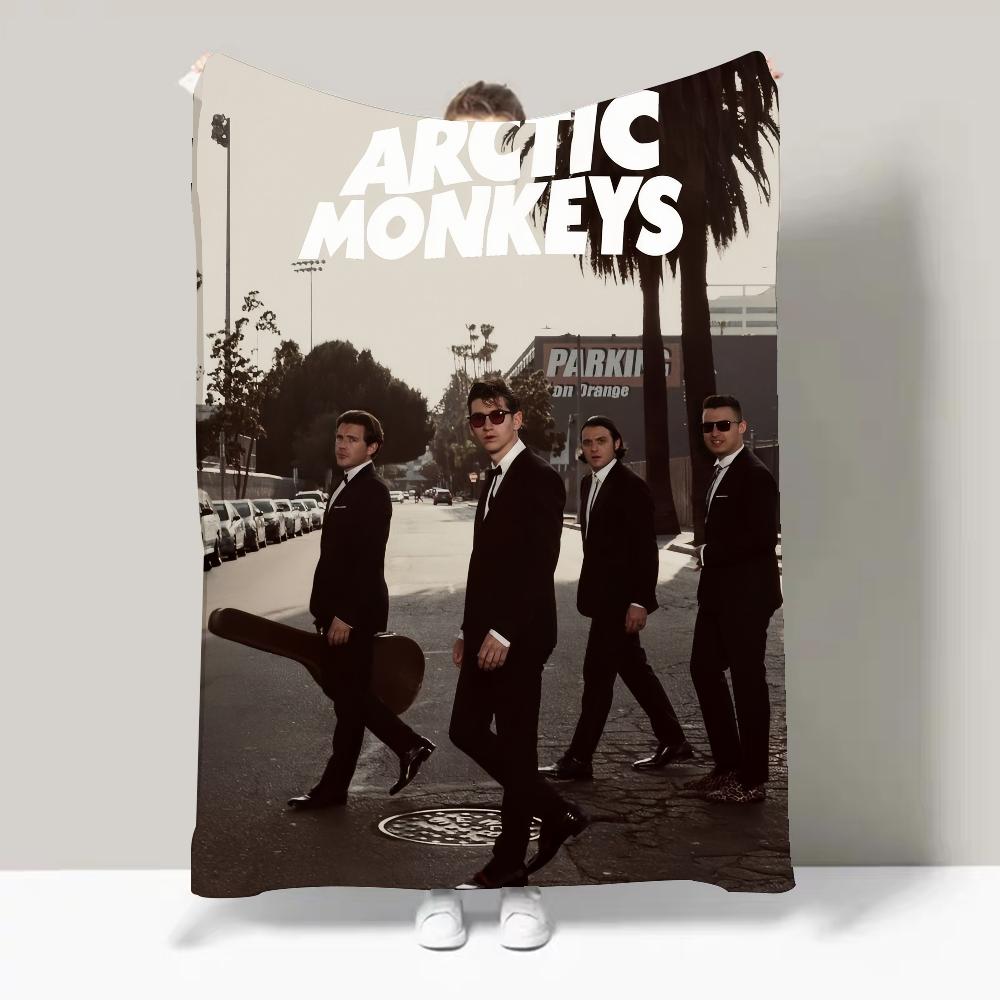 Singer A-Arctic M-Monkeys AM Album Blanket Design Lightweight For Dorms, Naps, Living Room, Office,Sofa 75x90cm