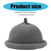 Japanese Beanie Hat for Various Head Size Winter Autumn Thickened Pullover Hat for Casual Travel Street Wear Domed Hat