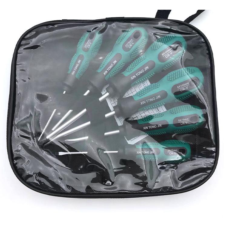 Screwdriver Set with Tape Packaging for Home Repair Tools