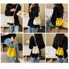 Lychee Pattern Drawstring Bucket Bag Women's Crossbody Shoulder Bag