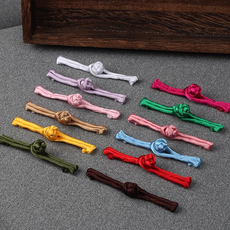 5 Pairs Chinese Button Tang Suit Handmade Cheongsam Buttons Knot Fastener Closures Sewing Supplies