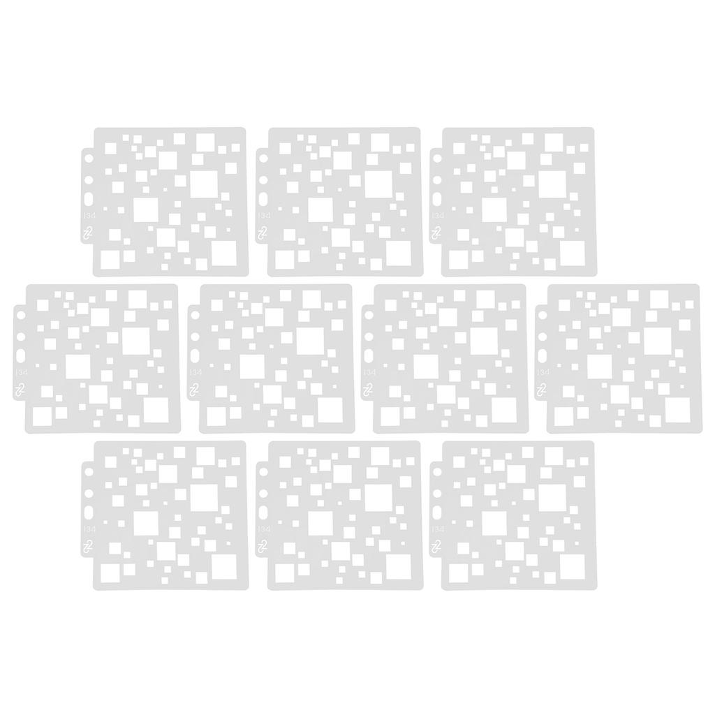 10Pcs Mandala Template Painting Drawing Cutting Stencils Reusable DIY Making Mold Art Supplies