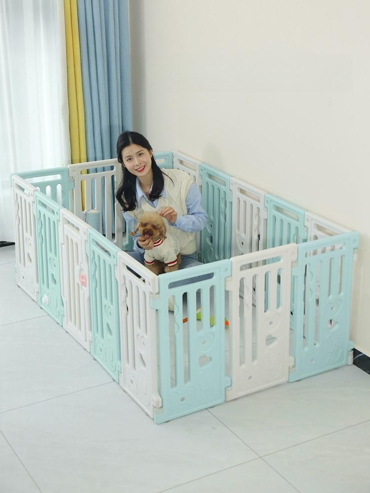 Pet Fence 65 High Indoor Dog Cage Small Dog Jailbreak Security Protection Large Space Dog Fence Indoor Free Group Puppy Supplies