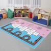 Tappeto per Bambini, Tappeto per Saltare Tappeto per Asilo Tappeto per Bambini Decorazione Stanza Bambini Decorazione Asilo Regalo per Bambini Tappeto Stampato con Saltare Tappeti Divertenti