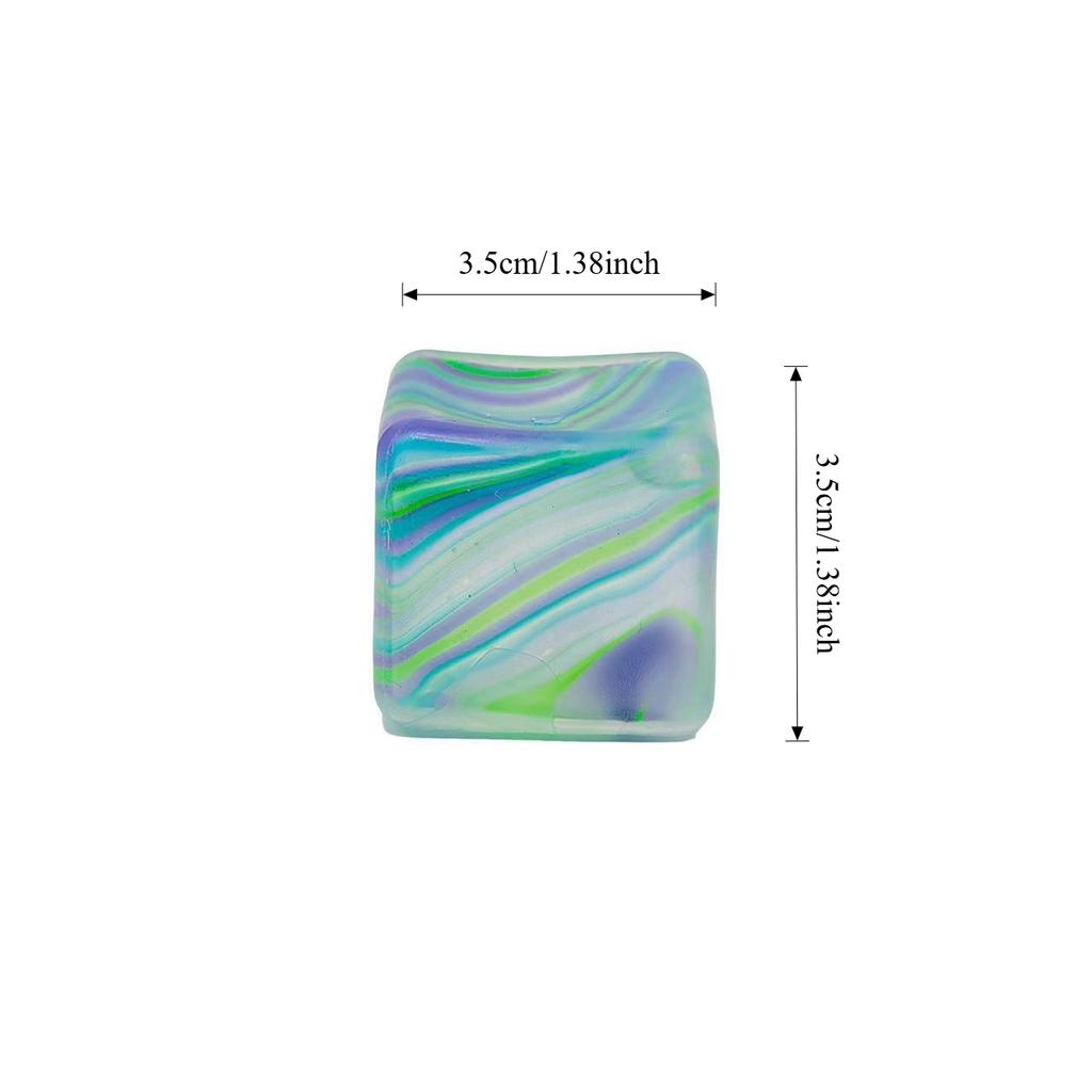 Taba Squishy Ice Cube Stress Balls Squeeze Toys For Kids Adults Sensory Fidget Toys For Anxiety Relief, Party Favors Gifts
