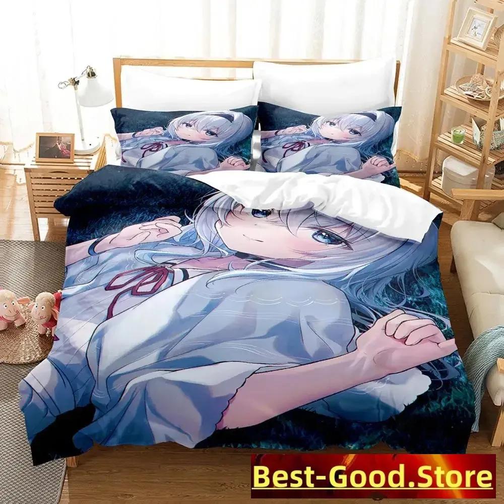 The Ryuo'S Work Is Never Done! Bedding Set Single Twin Full Queen King Size Bed Set Adult Kid Bedroom Duvetcover Sets Anime