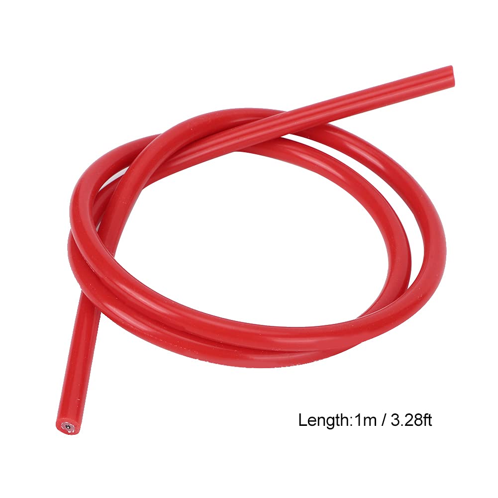 2 Pack Car Ignition Wire Silicone Material 8MM Diameter / 1m Total Length Increased