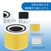 Core 300S 300 P350 Compatible Replacement Filter 2 Pack Enhanced Dust Odor Pet Hair Air Purifier Filter