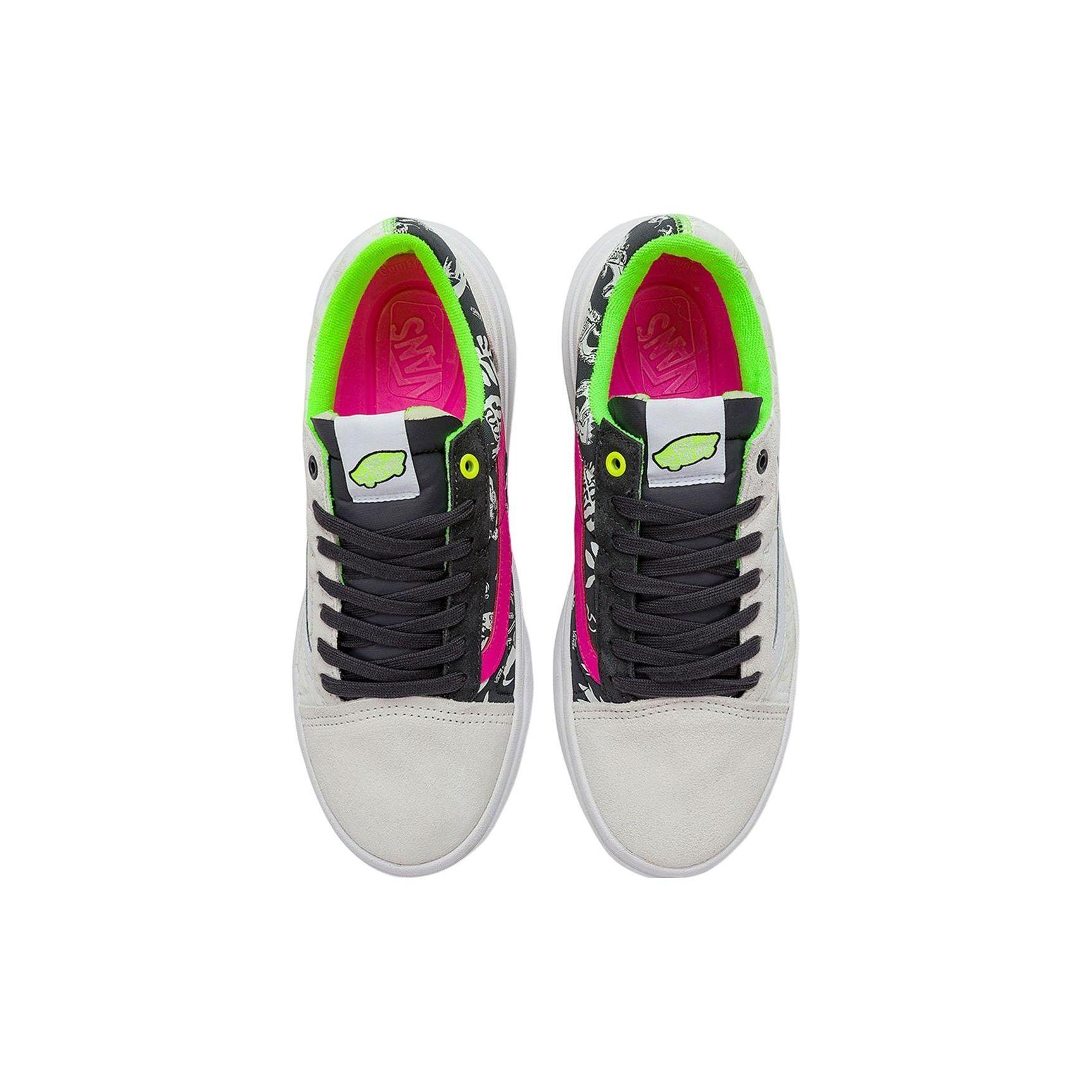 Кроссовки унисекс Vans Old Skool Overt CC Pop Color — разноцветные True White — фото 5