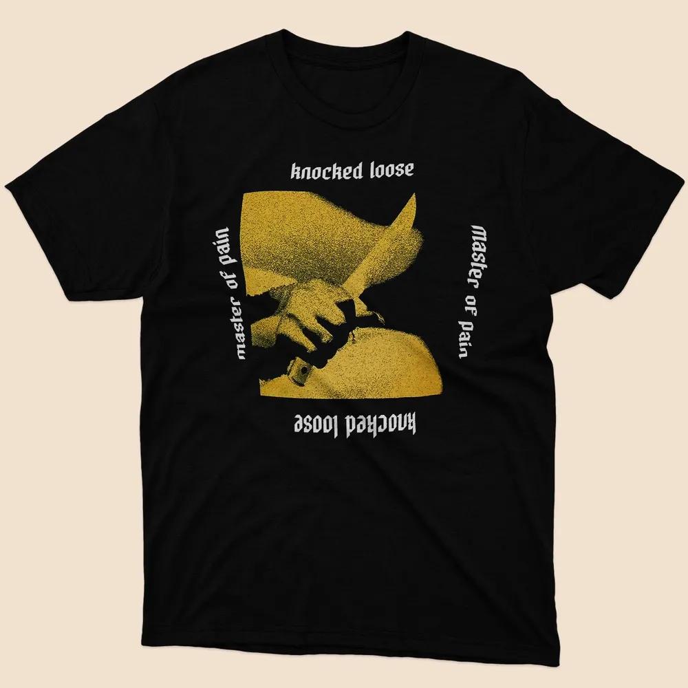 Unisex Short Sleeve Crew Neck Cotton T Shirt Knocked Loose Master Of Pain M