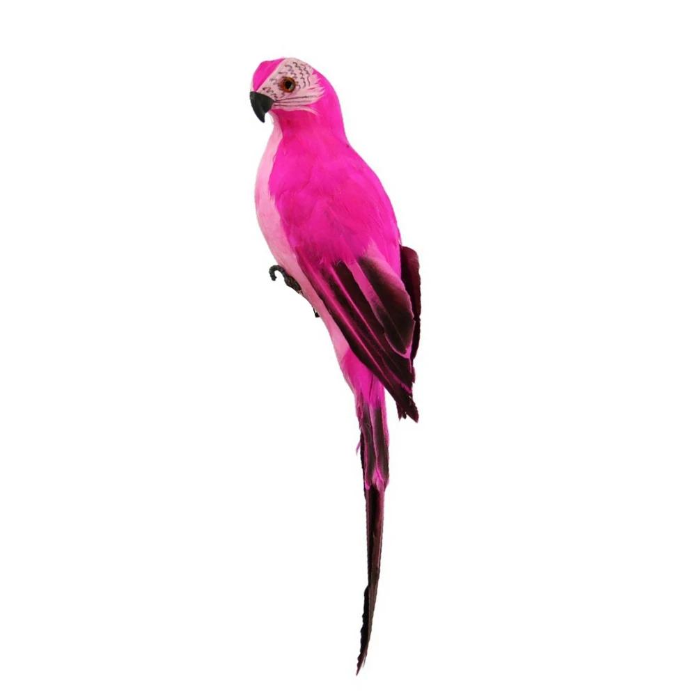 

Shoulder Pirate Simulation Parrot Décor 25cm Artificial Fake Foam Imitation Garden Lifelike Ornament Feathered Bird New