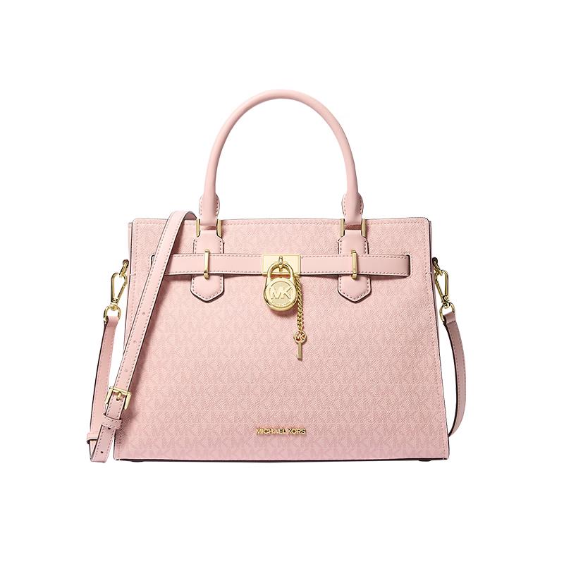 Розовая сумка среднего размера Michael Kors Hamilton