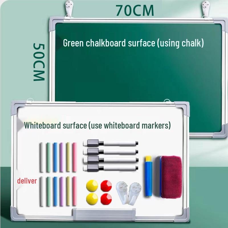 Magnetic Blackboard Wall Sticker for Home or Classroom - Single/Double-Sided, Hanging or Stand