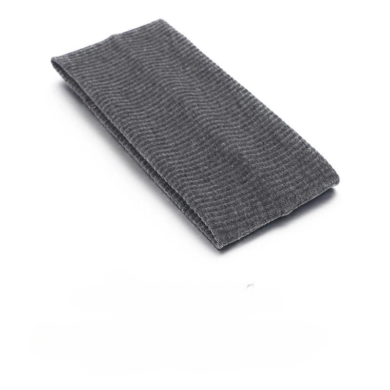 Korean Wash Face Hairbands Soft Cotton Knitted striped Headband For Women Girls Bandanas Fashion Sports Cycling Hair Accessories