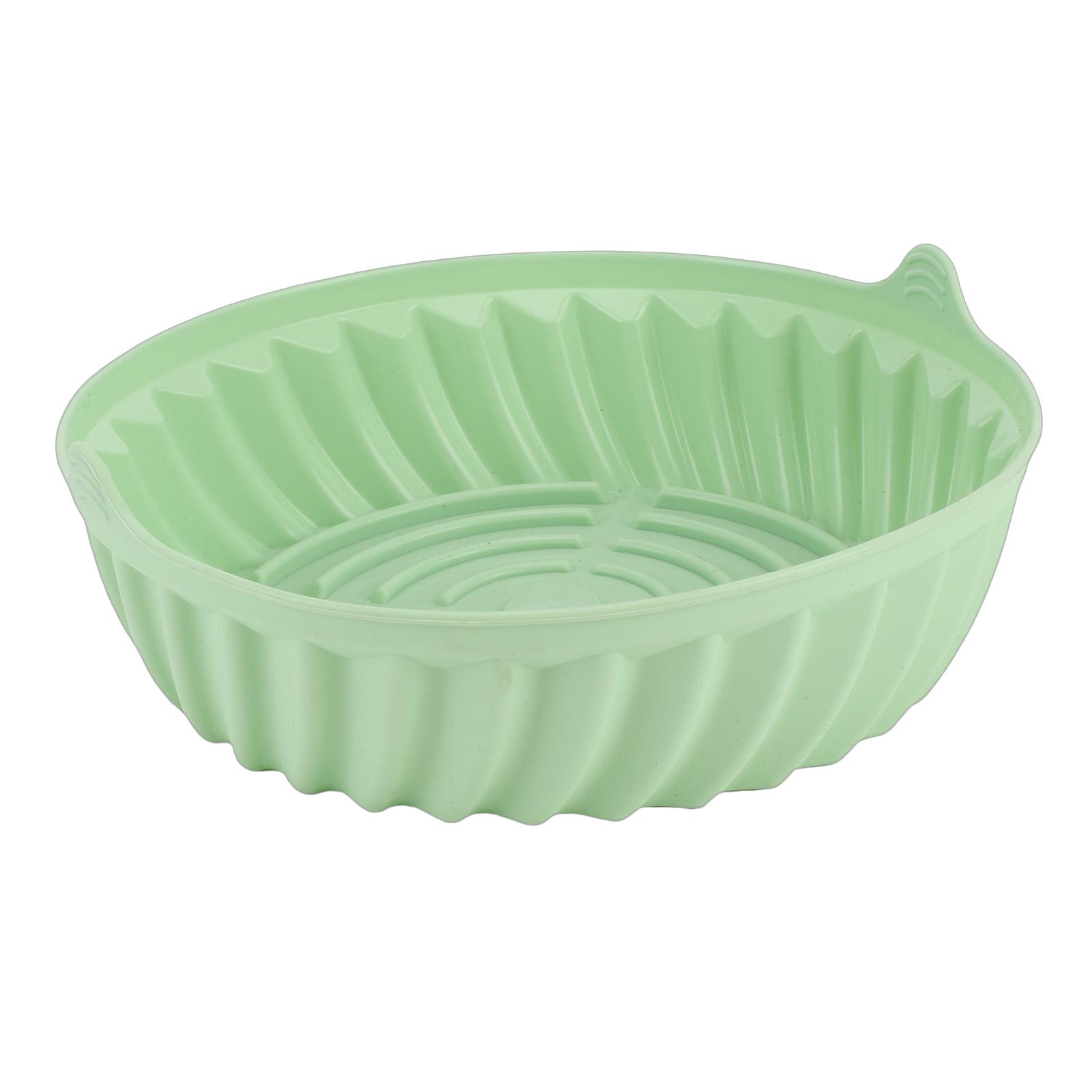 

Fryer Liner Round Reusable Nonstick Baking Mat Round Heat Resist Silicone Tray for Oven Microwave