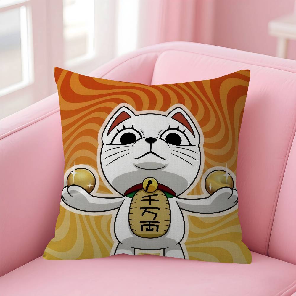 Anime Dandadan Japan Cushion Cover Inches Farmhouse Decor Home Throw Pillow Covers For Couch Decorations